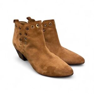 Sam Edelman Brown Suede Ankle Booties